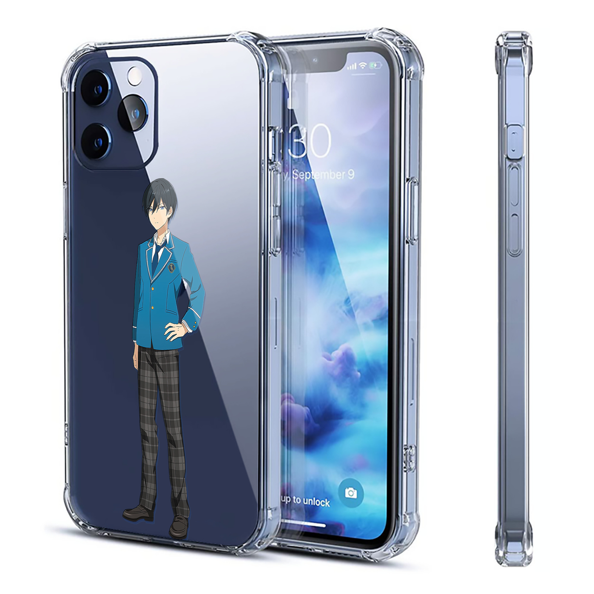 （画像用） あんさんぶるスターズ! Ensemble Stars 【iPhone 12シリーズ対応】透明スマホケース（クリアソフトケース）